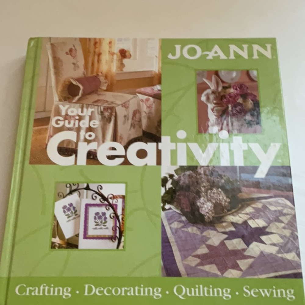 Joann Your Guide to Creativity. Hardcover crafts book.
